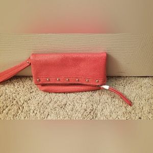 Jennifer Lopez Lisbeth Electric Flamingo Wristlet